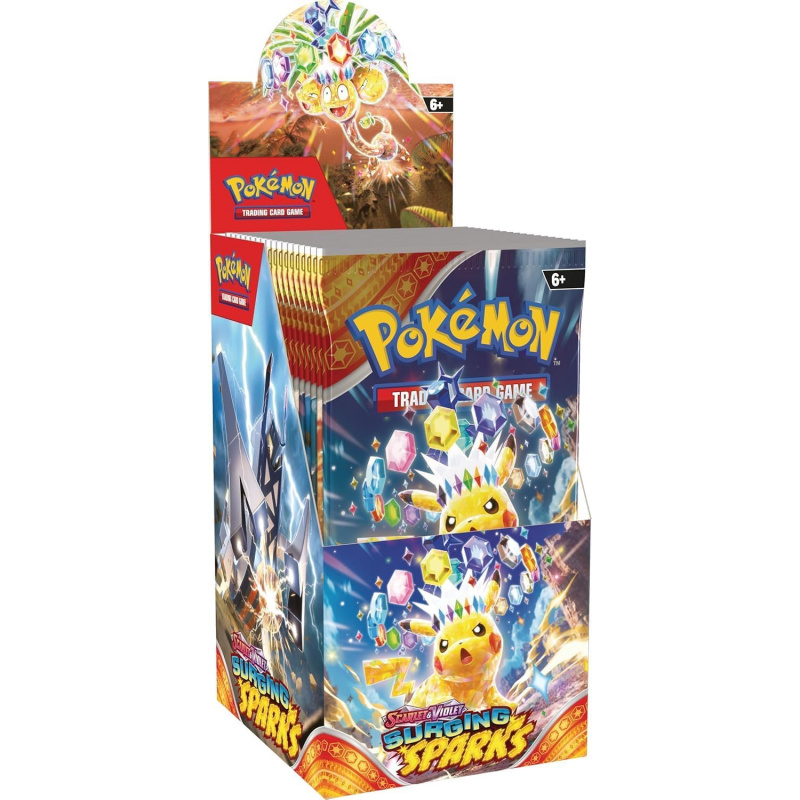 Pokémon TCG - Scarlet and Violet - Surging Sparks Booster Display (18 Booster Packs)