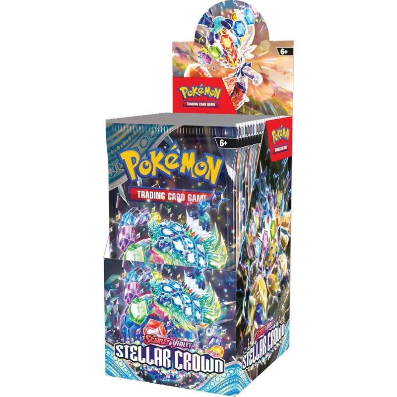 Pokémon TCG - Scarlet and Violet—Stellar Crown Booster Bundle (18 Booster Packs)