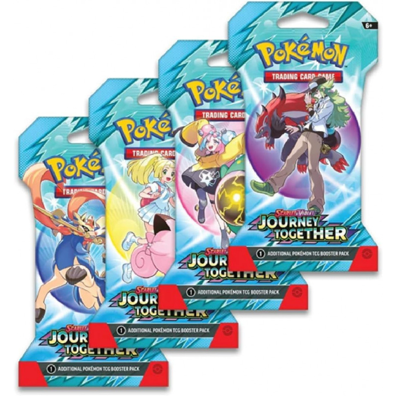 Pokemon TCG - Journey Together - 4 Booster Pack- 80 Cards