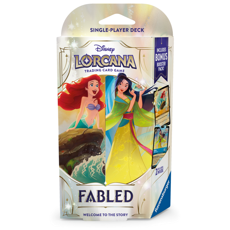 Disney Lorcana TCG - Fabled Starter Deck - Ariel and Mulan