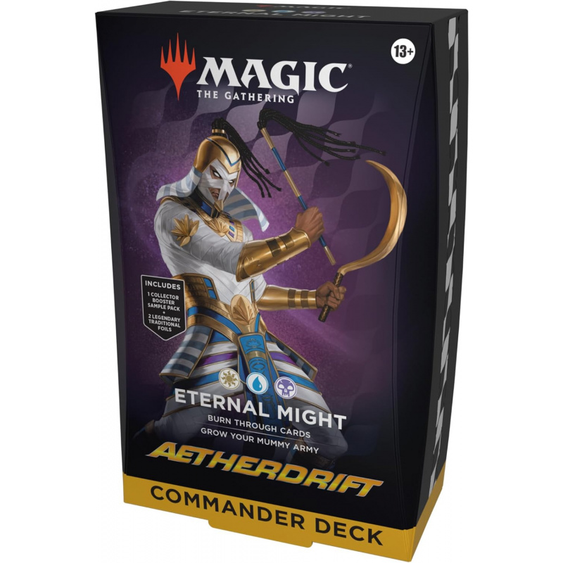 Magic: The Gathering Aetherdrift Commander Deck - Living Energy, Green/Blue/Red