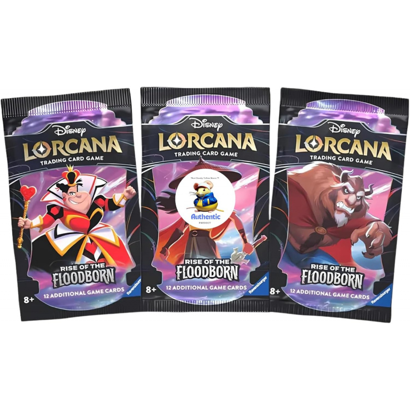 Disney Lorcana - Rise of the Floodborn - 3 Booster Packs