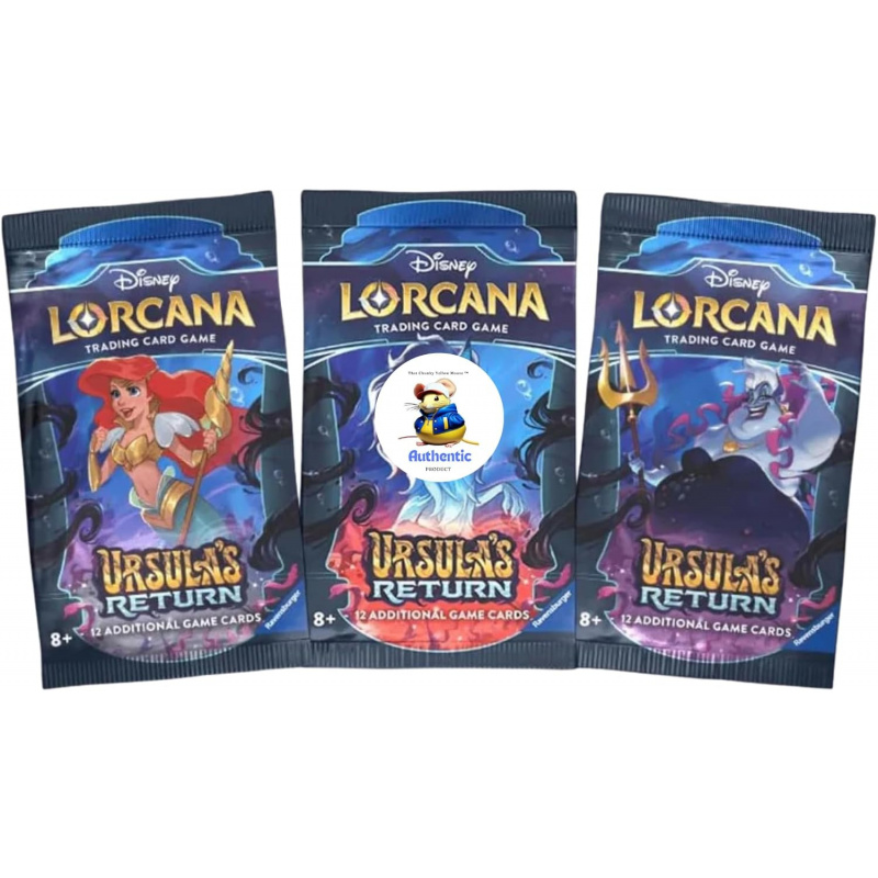 Disney Lorcana - Ursula's Return - 3 Booster Packs