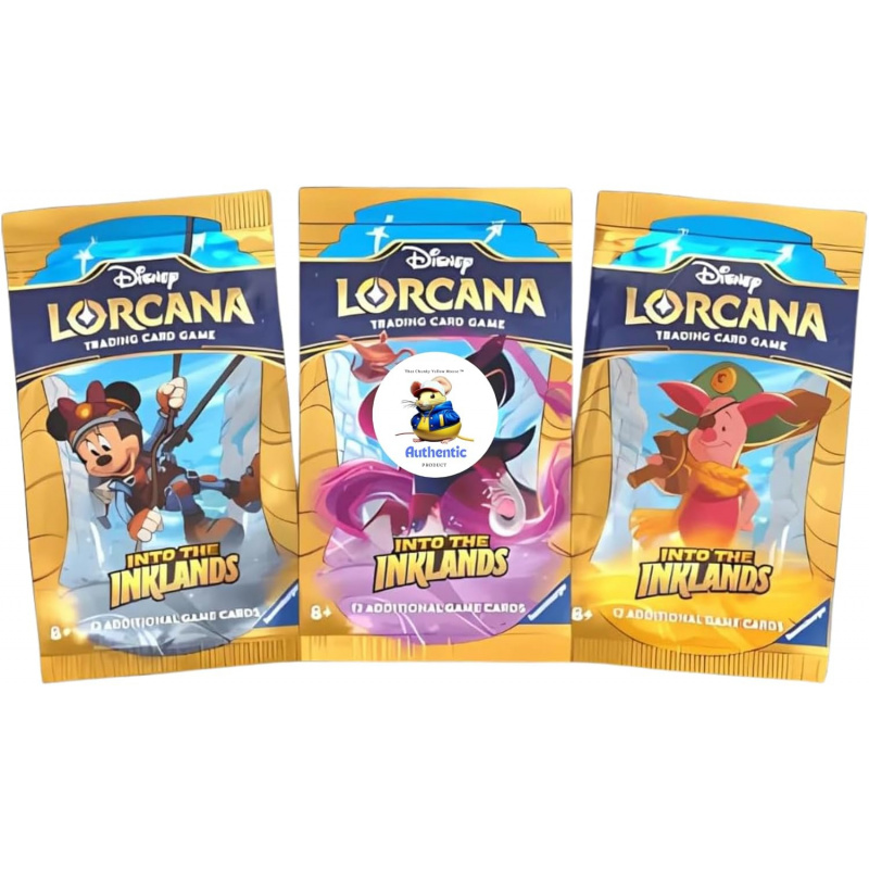Disney Lorcana – Into the Inklands – 3 Booster Packs