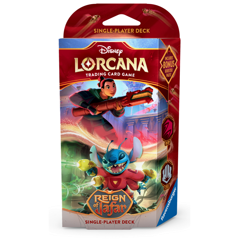 Disney Lorcana TCG - Reign of Jafar Starter Deck - Mulan and Stitch
