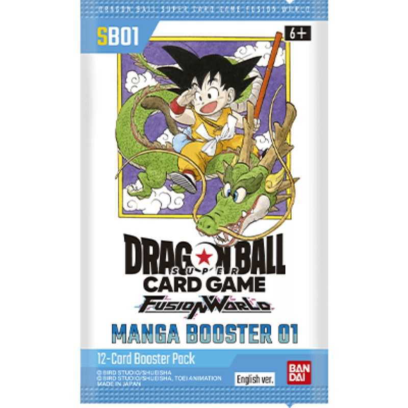 Dragonball Super TCG - Manga Booster Pack 01 (SB-01) - Fusion World Booster Pack